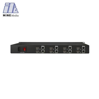 China Rack Mounted H.265 1U 8 Channel Hdmi To IP Streamng Encoder Support RTMP RTSP External Analog Audio Input 1005s-1u-8 Channel for sale