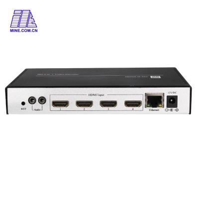 China Hotel IPTV Full HD 1080p H264 RTMP RTSP 4 Channel Solution HDMI Encoder for sale