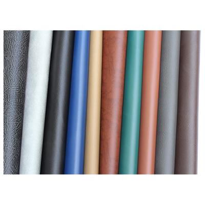 China Waterproof design PVC carseat fabric vinyl leather sheets tpu vinyl synthetic leather leatherer for sale