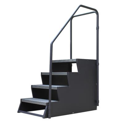 China 2 Layers 3 Layers 4 Layers PS New Style Swimming Pool Hot Tub Spa Stair Stair Plastic Step Ladder Non-slip for sale