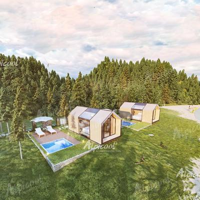 China Alpicool Modern Prefab Houses Cabins Mobile Homes For Sale Suitable For Resort Scenic Spots for sale