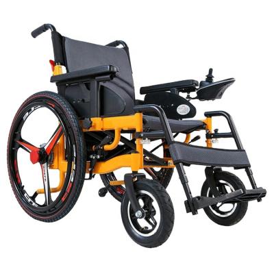 China Foldable Aluminum Alloy Rehabilitation 500W Motor Comfortable Wheelchair Electric Wheelchair For Adult for sale