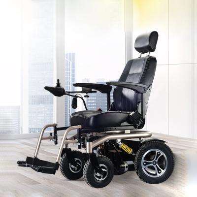 China 640W Luxury Full Automatic Electric Wheelchair Steel Lying Down Power Wheelchair For Handicapped for sale