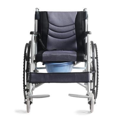 China Wholesale Lightweight Folding Medical Foldable Standard Adult Wheelchair Manual Wheelchair Folding Wheelchair For Elderly Handicapped for sale