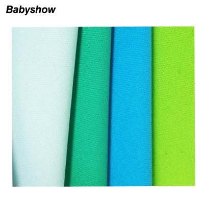 China Waterproof PUL Polyester Fabric For Wet Diaper Bags Waterproof Breathable Customized Solid TPU Membrane for sale