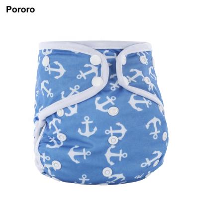 China Printed 2020 New Design Baby AIO Cloth Diapers For USA Market for sale