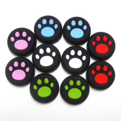 China 3D Paw Print Newfind Cat Paw Footprint ps4 ps5 controller thumbstick grip caps for sale