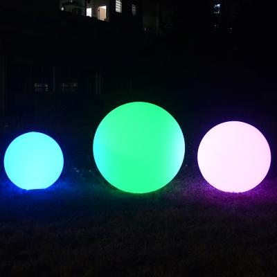 China Commercial use led garden ball light /led RGB ball 20/25/30/40/50/60/80CM LED ball light for party nightclub wedding for sale