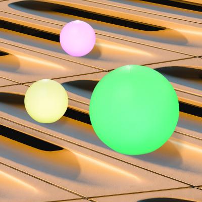 China PE Plastic Magic Ball Light Colorful Led Ball LED Light For Party Decoration Waterproof Ball Led Hanging Lamps for sale