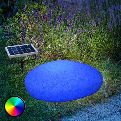 China Solar Led Stone Ball Sphere Stone Light LED Bar Club Party Event Beach Garden Stone Pool Landscape Light /Outdoor Solar Patio Garden Light for sale