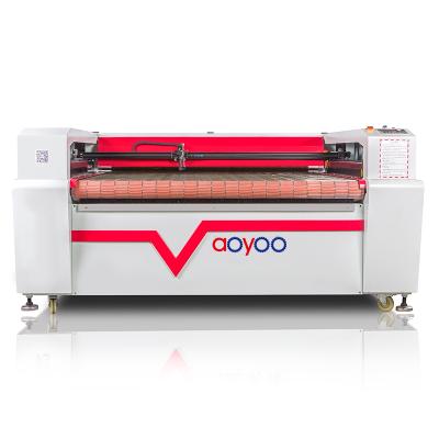 China Laser REDUCING CNC Two Head Laser Car Mat Carpet Fabric Cutting Machine Price for sale