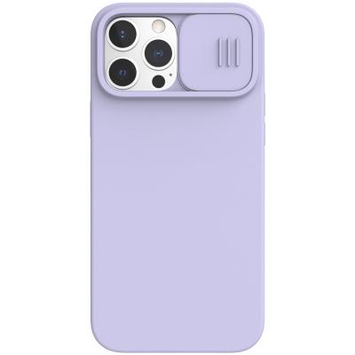 China Anti-fall Sliding Protective Camera Cover Silicone Phone Case With Magnetic Filling for sale