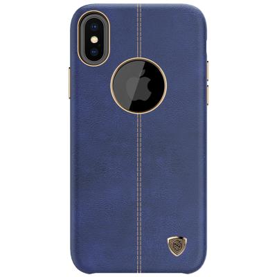 China Elite Style And Mature Temperament Nillkin Cell Phone Case For Apple iPhone X Englon Leather Cover for sale