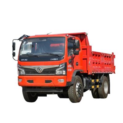 China DF Commercial Light Duty 4x2 Drive Wheel Tires 7.50r16 Power Euro 4 Left Hand Drive Self Loading Diesel Dump Trucks < 4L for sale