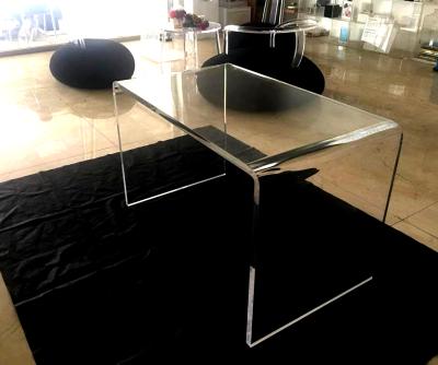 China Fashion custom size modern designed clear acrylic coffee table lucite coffee table for sale