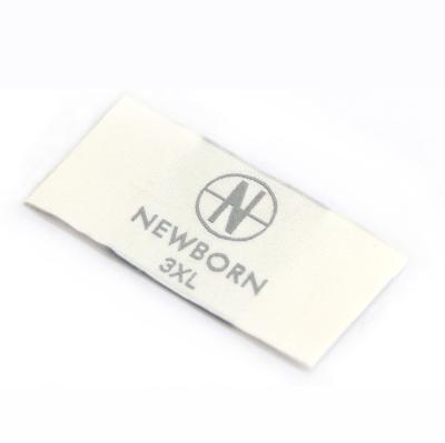 China New Design Polyester Cotton Polyester Wash Viable Instruction Garment Custom Label for sale