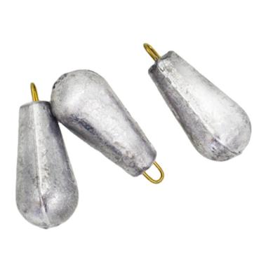 China TOPIND lead willowleaf shape lead sinkers fishing weights for sale