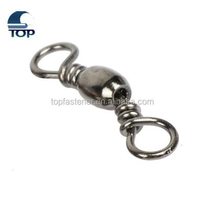 China Carbon Steel Stainless Steel Sea Fishing Tackle Barrel Swivel for sale