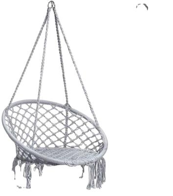 China TOPIND Style Macrame Macrame Chair Swing Cotton Rope Hammock Hanging Chair for Indoor and Outdoor Use for sale