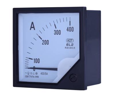 China Functions 6L2-A AC Pointer Ammeter 50/5 200/5A Voltmeter 450V Power Frequency Meter Instrument for sale