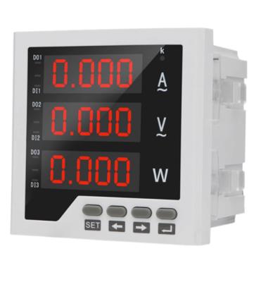 China Functions Single phase digital display AC current voltage combination meter, dual display power combination meter, 220V 380V m for sale