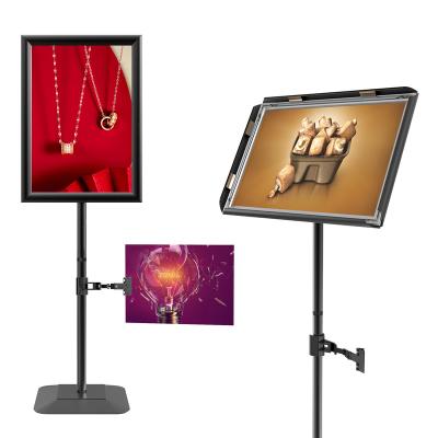 China Instant Advertising Poster Black A3 Frame CYDISPLAY Single Sided Board Poster Stand For Outdoor Heavy Duty Sign Holder for sale