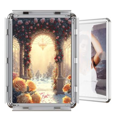 China CYDISPLAY 30mm Durable Instant Round A0 Corners Frame Poster Frames Aluminum Quick Change Poster Frames for sale