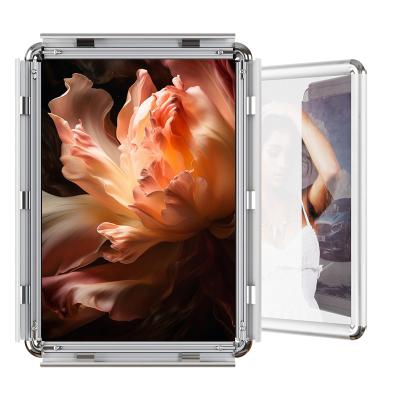 China CYDISPLAY 25mm Series B2 Corners Aluminum Alloy Durable Snap Photo Frame Quick Change Front Loading Poster Frames for sale