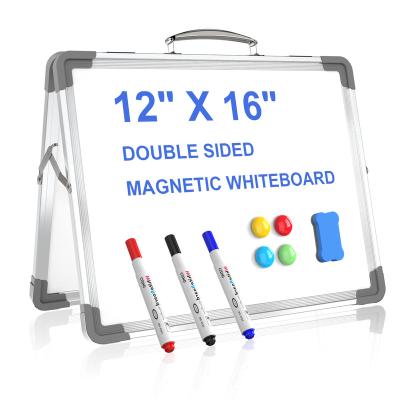 China Double Sided CYDISPLAY 30*40cm Double Sided Whiteboard Cleaning Dry Erase Board Foldable Whiteboard With Handles for sale