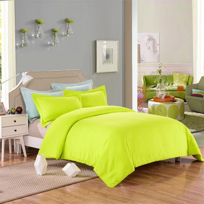 China PORTABLE wholesale high quality soft home bedding set bright color fashion duvet cover set for sale