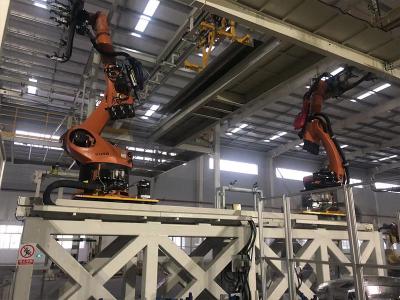 China CNGBS Industrial Manipulator Arm Pedestal Rail With KUKA KR 210 R2700 Robot Linear Track for sale