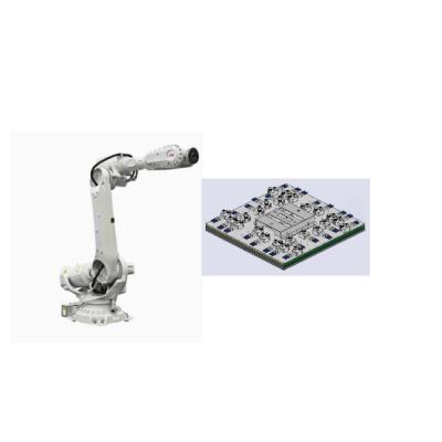 China ABB Palettierungsarm-Arbeit des roboter-Arm-IRB6700-150/3.2 6 Robitic mit CNC-Maschine zu verkaufen