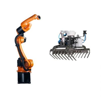 China 6 Asix KUKA KR 8 R1620 Arc HW Industrial Palletizing Robot Arm mit Greifer und Führungssystem zu verkaufen