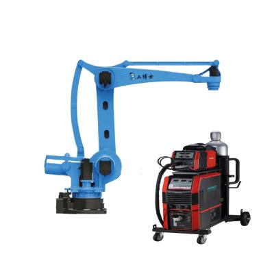 中国 6 Axis Industrial Robot Arm With MAG MIG Welding Machine And Gun 販売のため