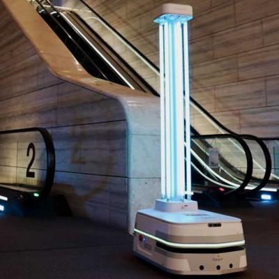 China Geek+ AGV-Roboter UV-Licht Smart UV-Desinfektionsroboter zu verkaufen