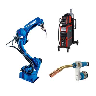 China Yaskawa AR1440 Soldadura de arco de 6 ejes personalizable Automatización brazo robótico con soldador de máquina de soldadura Megmeet y pistola de soldadura TBI Con requisitos de potencia de 380-480VAC en venta