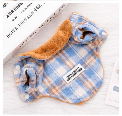 China Amazon Sale Pug Autumn and Winter Vest Puppy Clothes Viable Warm Thick Lamb Down Pet Clothes for sale