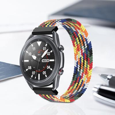 China Wearable Accessories 20mm 22mm Replacement Strap Nylon Watch Band For Samsung Galaxy Watch 2 S3 42mm Active For Huawei Gt2 for sale