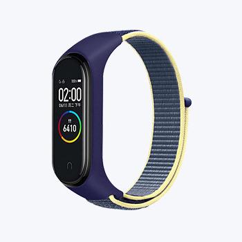 China Apparel Accessories Smart Wristband For Xiaomi MI Band 5 Sport Strap Watch Nylon Strap For Xiaomi MI Band 3 Wristband 4 5 For MI Band 6 Strap for sale