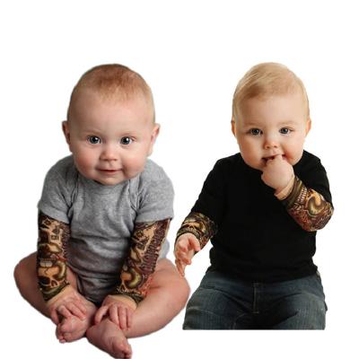 China Wholesale Spandex/Cotton Long Sleeve Infant Tattoo Clothes Boutique Baby Boy Romper Baby Boy Romper for sale