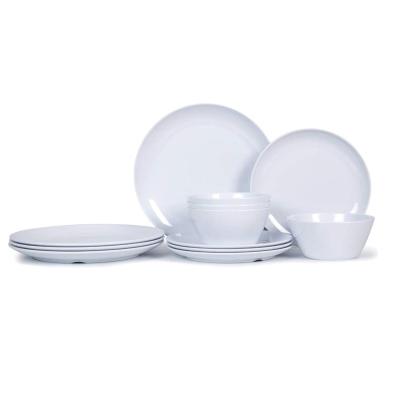 China 2022 Sustainable New Design Melamine Outdoor Plastic Dinnerware Set for sale