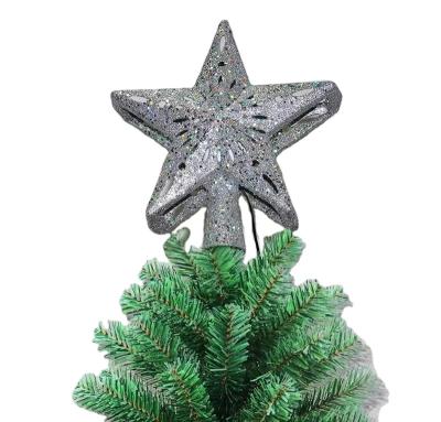 China Beautiful LED Projection Tree Lamp Tree Top Christmas Snowflake Projection Lamp Decoration Lamp for sale