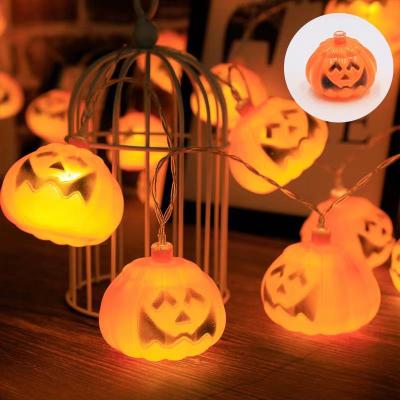 China Battery Easy Pumpkin Shaped 1.65 M LED String Lights Halloween Holiday Light for sale