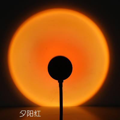 China 2021 modern high quality aluminum alloy sunset projector lamp LED sunset projection light halo lamp for sale