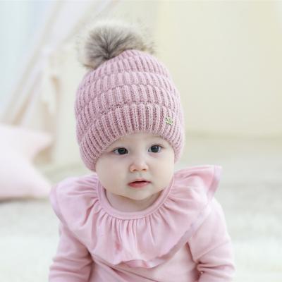 China JOINT SEAL OEM/ODM 1-3 Years Kids Winter Muts Baby Knitted Winter Hats Toddler Fit Unisex Beanie Hat Para de gorro nino d'invierno for sale