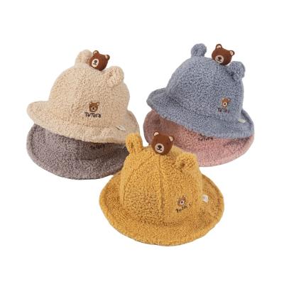 China JOINT JOINT Autumn Winter Baby Tutuya Bucket Hat 1-4 Years Toddler Korea Polyester Embroidered Fashion Stylish Hat Fishing Hat For Kids for sale