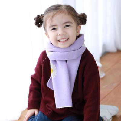 China 2021 Para Nina d'invierno bufandas OEM/ODM personalizadas children kids scarf eco-friendly soft touch feeling eco-friendly designer Silk Neck Scarf for sale