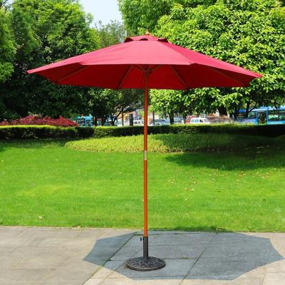 China Outdoor Cheap Promotional Outdoor Furniture Custom UV Protection Beach Sunshade Umbrella for sale