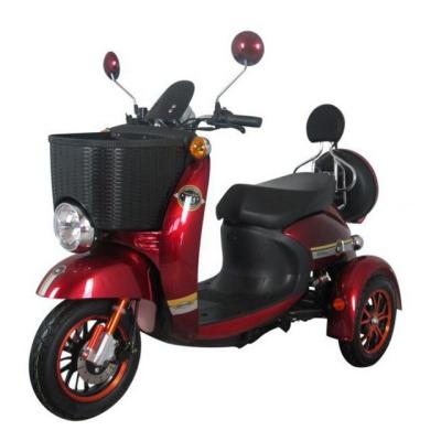 China 2021 High quality 3 wheel electric mobility scooter with basket 300-10 tubless for sale