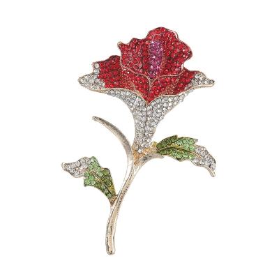 China Wedding Fashionable Garment Brooch Rhinestone Fashion Brooch Pin Women Accessories Crystal Brooches for sale